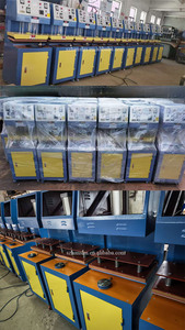 Máquina de Embalaje Semiautomática Hanshu para Cartón Doble, PVC y Blíster, con <span class=keywords><strong>Mesa</strong></span> Giratoria, Bomba de Motor para Envases Tipo Concha de PET - Product Image 5