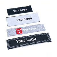 Etiquetas Tejidas Bordadas Impresas Personalizadas de Fábrica, Etiquetas Hechas a Mano para Ropa, Etiquetas con Logotipo para Camisetas, Tela de Satén