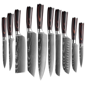 Couteau de boucher de cuisine de chef en acier inoxydable à haute teneur en carbone, 8 pouces, boîte d'emballage personnalisée en métal, logo en acier inoxydable, emballage chronométré, pièces, couleur, écologique - Product Image 1