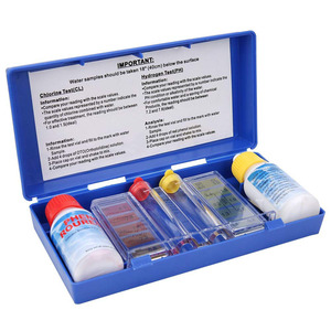 Kit de Test d'équipement de nettoyage de piscine <span class=keywords><strong>PH</strong></span> OTO pour le chlore résiduel <span class=keywords><strong>PH</strong></span> outils de nettoyage de piscine accessoires boîte de Test réglage de la piscine - Product Image 1