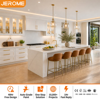 Poignées de cuisine personnalisées de luxe en laiton doré, prêtes à assembler, style moderne classique, pour armoires de cuisine Shaker