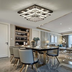 Lampadario Moderno in Cristallo Personalizzato, Design LED di Lusso per Soggiorno, Hotel, Camera da Letto e Casa, Decorazione d'Interni in Vendita - Product Image 5