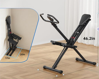Appareil de cardio-training compact 2-en-1 pliable : Stepper et Space Walker pour la maison, avec résistance haute intensité