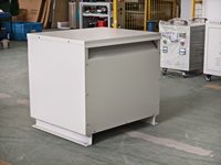 Transformateur abaisseur triphasé 480V vers 208V 10kVA basse tension type sec avec certification CE et ISO