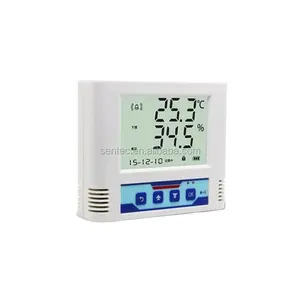 Sensor de alarme de temperatura inteligente montado na parede SENTEC Transmissor RS485 4-20ma Sensor de umidade e temperatura do ar