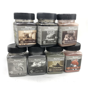 HEASTEED 10 couleurs de crayons à dessin au carbone/graphite/gris/ochre rouge/marron Van Dyke/ambre brûlé/peinture soluble dans l'eau, toner de peinture - Product Image 1