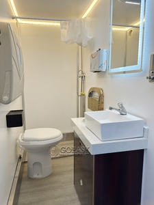 畅销淋浴移动浴室带卫生间移动卫生间户外便携式淋浴卫生间带轮子豪华中国制造 - Product Image 5