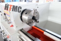 Tour horizontal HTMC C6136D, robuste, haute précision, multifonctionnel, pour le tournage des métaux, avec une largeur de banc de 312 mm