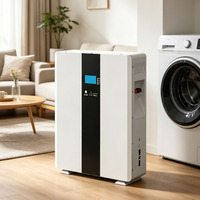 Paket Baterai Dinding untuk Penyimpanan Energi Rumah Tangga dengan Pemantauan Aplikasi Pintar, 6000 Siklus, 25.6V100Ah LiFePO4, Cadangan Daya UPS