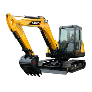 รถขุดขนาดเล็ก SANY SY55C มือสองสภาพ 95% น้ำหนัก 5.78 ตัน เครื่องยนต์ Isuzu ปั๊มไฮดรอลิก สภาพดี ขายดี - Product Image 1