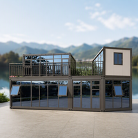 Maisons préfabriquées SKYLINE à bas prix, maisons prêtes à l'emploi, villas modulaires en acier de luxe, maison préfabriquée, maison préfabriquée à vendre