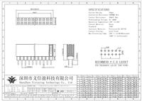 Connecteurs PC/104 à empilage de plaques multiples, pas de 2,54 mm, bornes en laiton, simple/double rangée, droit, 2x20 broches, connecteur femelle/mâle