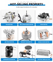 Ventilateur de four AC compact haute température 110-240V 50Hz 700-1600 tr/min Moteur à pôles ombragés monophasé antidéflagrant