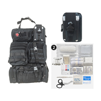 Système de premiers secours modulaire MOLLE Bestreat, pochettes en nylon 1000D résistantes, trousse médicale personnalisable pour la voiture, la maison et l'extérieur.