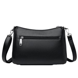 Women'S Pu Leather Knitting Shoulder <b>Bag</b> Fashion Handbags With Removable Strap For Daily Commute And Multiple Carrying Options - Product Image 1