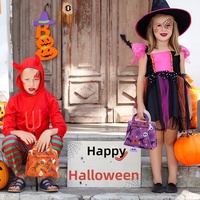 Sac à bonbons d'Halloween en feutre, sac cadeau créatif pour enfants, motif chauve-souris et citrouille, sac fourre-tout semi-artisanal en feutre pour Noël