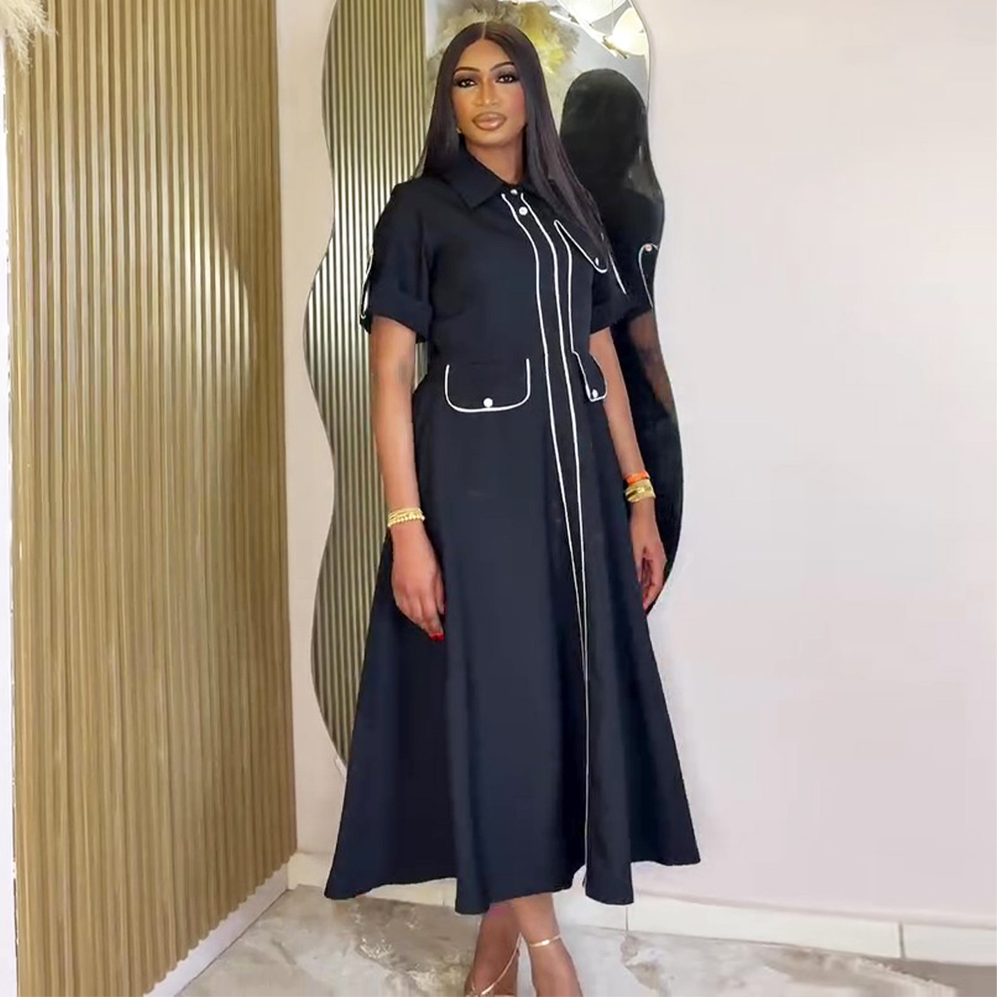 New Dress Women With Pearl 2026.Chic Styles and Comfort in formal dress in 2026 for Trendy Women