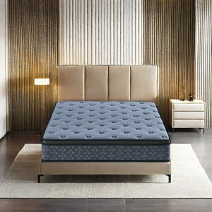 Colchón híbrido de espuma viscoelástica de todos los tamaños con embalaje de espuma de Gel viscoelástica de resorte de bolsillo con logotipo para la venta - Product Image 3