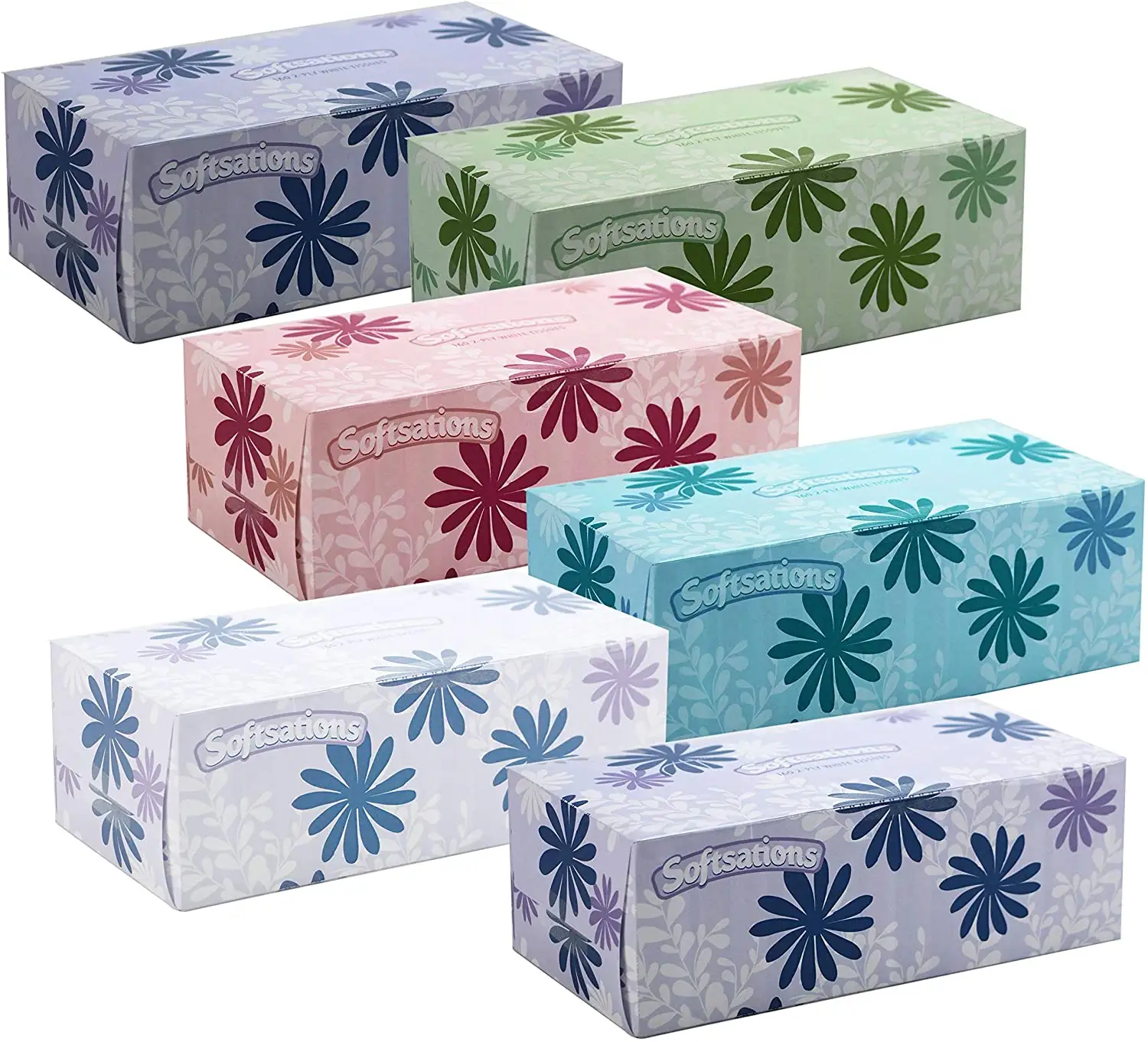 Premium 2 Ply White Disposable Boxed Facial Box Tissue Manufacturers