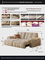 Canapé inclinable électrique moderne en tissu chenille Lawrence, fonction zéro mur, 3 places, convertible, réglable pour salon