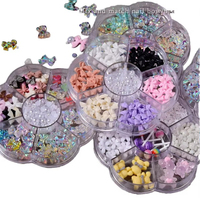 WELLFLYER-Kit de bijoux pour décoration d'ongles, accessoire de décoration, papillon, strass, ours mignon, NABD-125