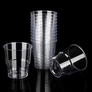 Gobelet en plastique transparent jetable 250 ml pour les fêtes et l'usage domestique - Product Image 1
