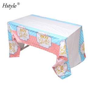 Suministros de fiesta para el género, suministros que incluyen platos para mostrar el género, servilletas, mantel, juego de banderines para niño o niña, E3129, 16 unidades - Product Image 5
