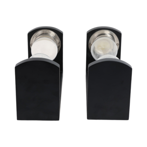 Fermalibri Decorativi a Clessidra con Cornice Nera Moderna per Libreria, Scrivania, Arredo Ufficio - Eleganti Supporti per Libri e Accessori per Scaffali - Product Image 6