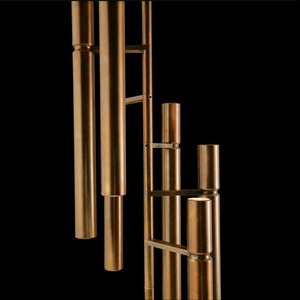 Moderno de lujo cromo oro Metal sombra comedor candelabro <span class=keywords><strong>Led</strong></span> Vintage candelabro iluminación - Product Image 2