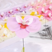 Anggrek Phalaenopsis Buatan Baru, Bunga Sabun, Kepala Bunga Realistis Buatan Tangan, Hiasan Pernikahan, Buket Hadiah Wanita, Set Hadiah