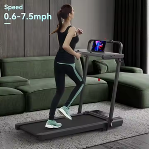 3 in 1 Foldable With Movable Desk Mini Compact <b>Walking</b> Pad With Manual Incline <b>for</b> Home Office Use - Product Image 2