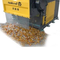 Déchiqueteur à un seul axe pour le recyclage des plastiques lourds, adapté au papier/bois/ABS/PC/tuyaux/câbles/sacs tissés