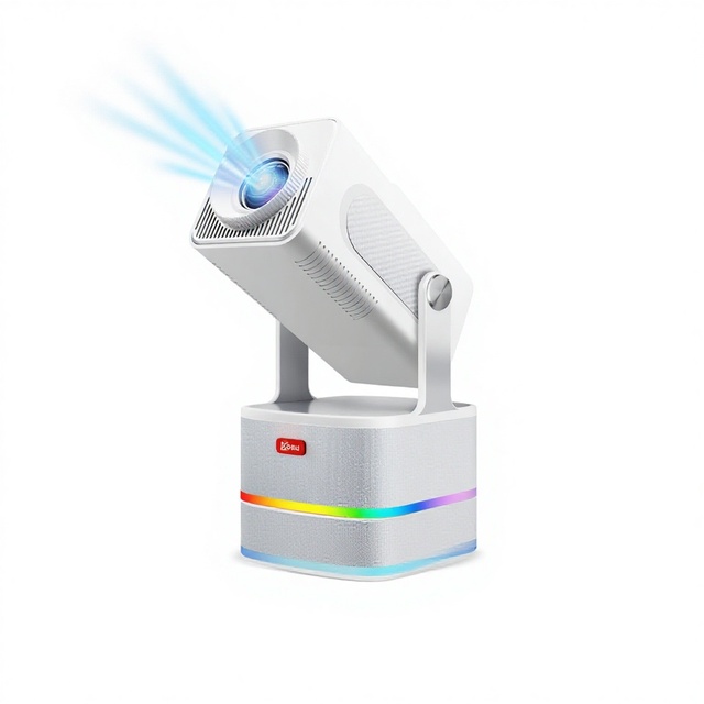 LED Portable Gaming Projector 1000 Lumens 150 Inch 4K Android 11 BT5.0 Auto Focus Built-in Battery