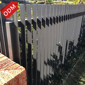 Pannelli di recinzione metallica per esterni industriali recinzione per la privacy recinzioni in alluminio per la privacy fai da te