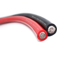Câble électrique aérien Purorigin durable, haute température, en cuivre étamé toronné, gaine en silicone, 6-16 AWG, 1 conducteur, 600V
