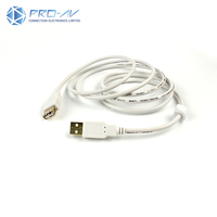 0,5 M 1M 2,0 Cable de extensión de computadora USB doble Cables de línea de datos negros de alta velocidad de 480 Mbps