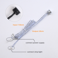Interrupteur Tactile à Gradation Slovelight DC5-24V 5A 60W IP22 Intelligent pour Éclairage LED de Meubles et Armoires