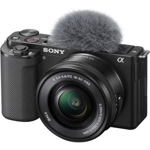 กล้องมิเรอร์เลส <span class=keywords><strong>Sony</strong></span> <span class=keywords><strong>ZV</strong></span>-<span class=keywords><strong>E10</strong></span> สีดำ รุ่นขายดี พร้อมเลนส์ 16-50 มม. และชุดอุปกรณ์เสริม กล้องวิดีโอ - Product Image 2