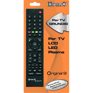 Bravo telecomando originale 9 con 4 pulsanti telecomando nero IR per Grundig TVs modello di utilizzo del proiettore 90202055 2 anni di garanzia - Product Image 2