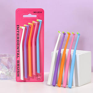 Cepillo Interdental de Precisión para Cuidado Dental, Cerdas Superfinas para la Salud Bucal, Nailon y Acero Inoxidable, Elimina la Placa y Protege las Encías - Product Image 1