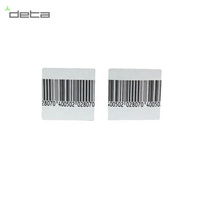 40*40mm de code barres anti-vol étiquette souple rf pour la vente au détail eas étiquette 8.2mhz fréquence