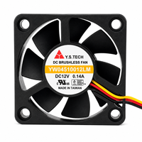 Original Y.S. Ventilateur de refroidissement axial électrique OEM Tech DC 12V 0.14A EC 4510 45X45X10mm à roulement à manchon trois fils pour onduleur