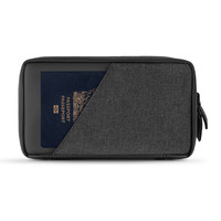 Organisateur de documents de porte-passeport de portefeuille de voyage personnalisé portable