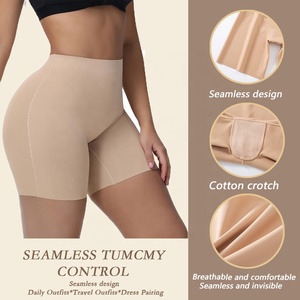 Nouveau Design Faible MOQ Gainant Femme Grande Taille Taille Haute Sans Couture Ventre Plat Fesses Push-up <span class=keywords><strong>Short</strong></span> Amincissant - Product Image 3