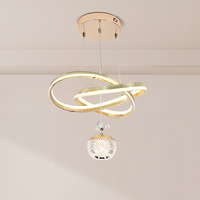 Lámpara de Araña LED Moderna de Lujo, Éxito de Ventas en Comercio Electrónico Transfronterizo, para Uso Doméstico, Comedor, Dormitorio, Estudio