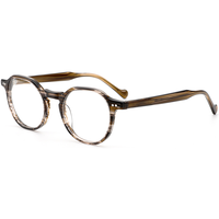 Monture de lunettes optiques rondes rétro Elan Optical YB6611 à prix abordable, unisexe, en acétate, écologique, livraison directe d'usine
