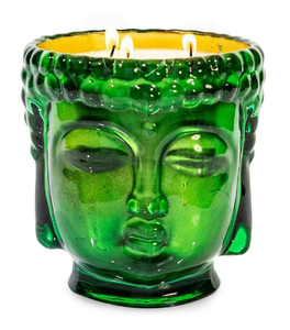 Vente flash - Statue de tête de Bouddha de haute qualité en céramique dorée et argentée, écologique, non toxique, récipient pour bougie aromathérapeutique, <span class=keywords><strong>cire</strong></span> de soja pure - Product Image 6