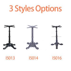 ספק טוב מסעדה שולחן למעלה שחור יצוק ברזל מתכת שולחן בסיס יצוק ברזל שולחנות קפה רגל - Product Image 2