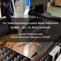 YW matériel personnalisé industriel en aluminium acier acier inoxydable fer CNC métal cadre de soudage fabrication lourde