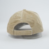 Logo de broderie personnalisé pour chapeau de papa unisexe en velours côtelé de haute qualité pour l'extérieur casquette de baseball non structurée